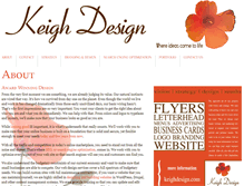 Tablet Screenshot of keighdesign.com